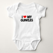 J'Aime Mes Oncles. Bodysuit bébé