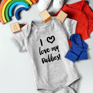 Body J'Aime Mes Pères Bébé Gay Pads