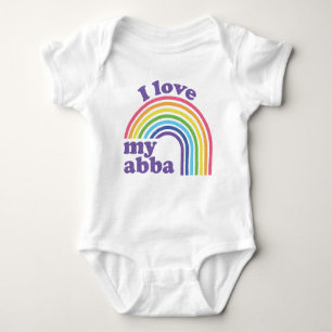 Body J'Aime Mon Abba - Joli Arc En Ciel