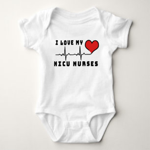 Body J'aime mon battement de coeur d'infirmières de