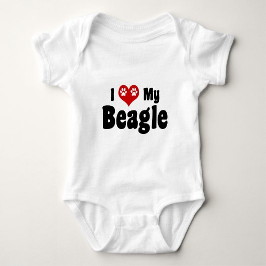 Body J'aime mon Beagle (Devant)
