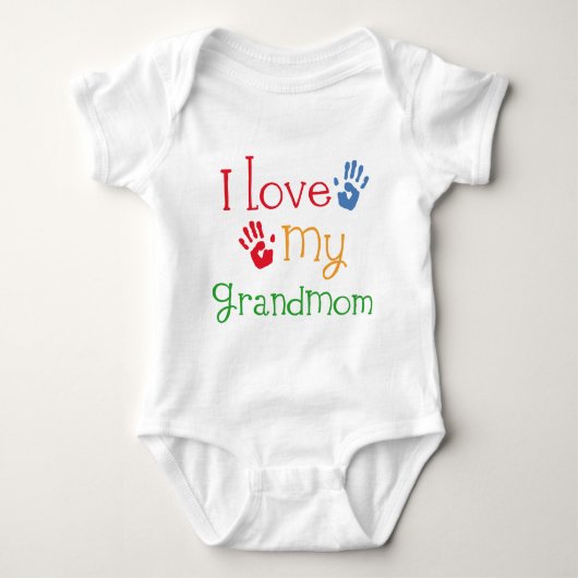 Body J'aime mon Grandmom Handprints (Devant)