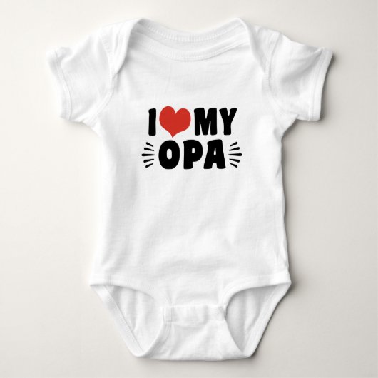 Body J'Aime Mon Opa (Devant)
