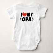 Body J'Aime Mon Opa (Dos)