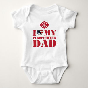 BODY J'AIME MON PAPA DE SAPEUR-POMPIER