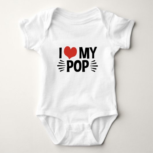 Body J'Aime Mon Pop (Devant)