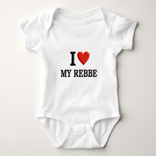 Body J'aime mon Rebbe (Devant)