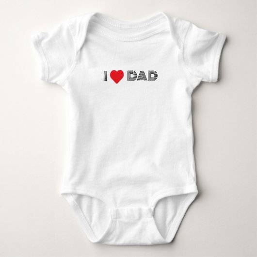 Body J'aime papa (Devant)