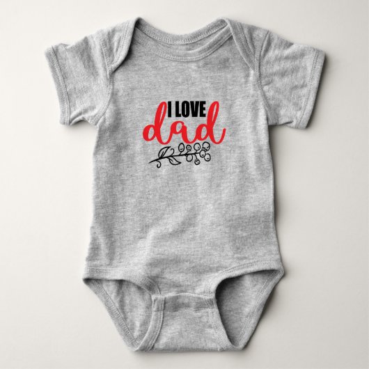 Body J'aime papa (Devant)