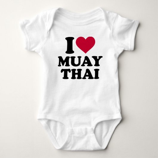 Body J'aime thaïlandais de Muay (Devant)