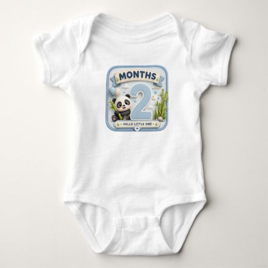 Body Jalon de bébé de 2 mois (Devant)