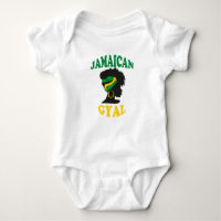 Jamaïcain Gyal Baby Bodysuit