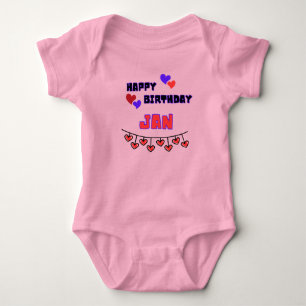 Body Janvier Anniversaire Bodysuit bébé