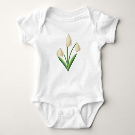 Body Janvier Fleur de naissance Neige Drop par Heather  (Devant)