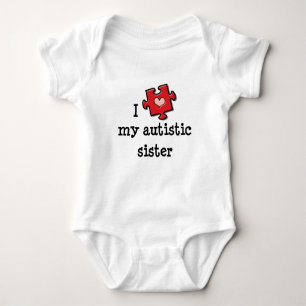 Body Je Coeur Ma Soeur Autiste Autisme Infant Creeper