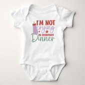 Body Je ne pleure pas, je commande un dîners de bébé (Devant)