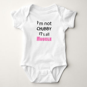 Body Je ne suis pas gros, c'est tout muscle (Rose)