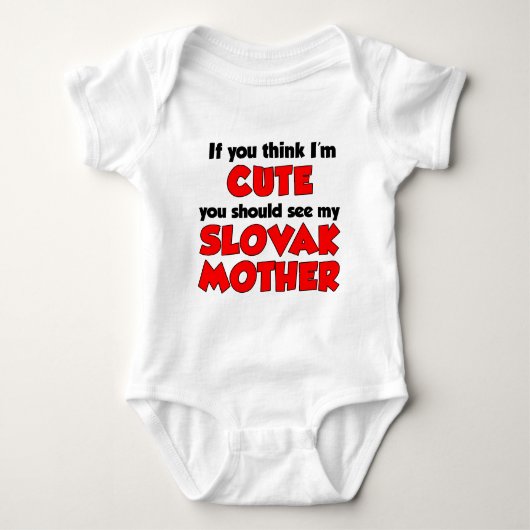 Body Je pense que je suis une jolie mère slovaque (Devant)