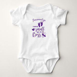 Body Je peux être petit Citation Boss Cadeau de Baby Sh