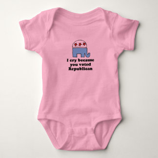 Body Je pleure parce que vous avez voté le T-shirt