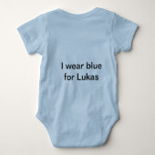 Body Je porte le bleu pour Lukas (Dos)