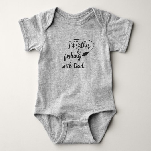 Body Je préfère pêcher avec papa (Devant)