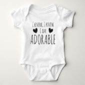 Body Je Sais Que Je Suis Adorable (Devant)
