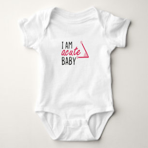 Body Je suis Acute Baby Pink, Math Baby, New Mom Gift P