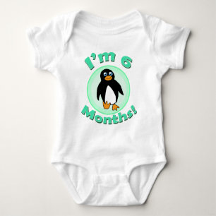 Body Je suis de 6 mois de pingouin de vêtements de bé