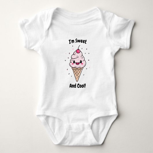 Body "Je suis doux et cool !" Conception mignonne de cô (Devant)