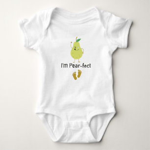 Body Je suis Pear-fect, Baby Fruit Cadeau Funny mignon