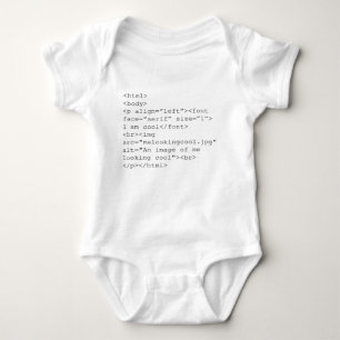 Body "Je suis" pièce en t fraîche de codage de HTML