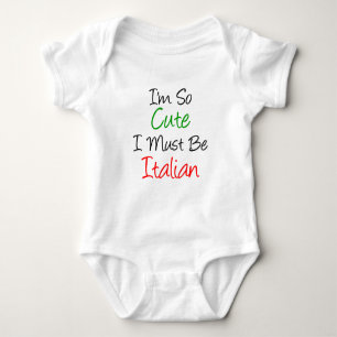 Body Je suis si mignon que je dois être italien