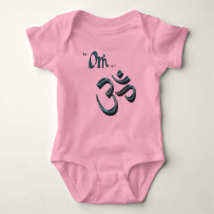 Body Je suis symbole symbole bouddhiste/indou d'Aum