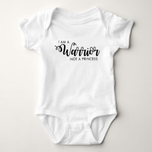Body Je suis un guerrier et non une princesse Baby Shir