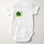 Body Je suis un mignon escargot vert pâle (Dos)