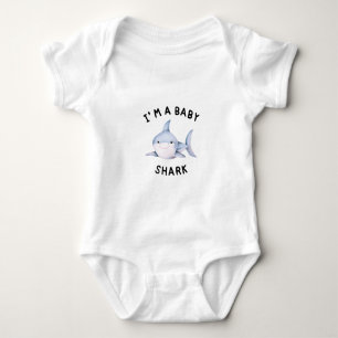 Body Je suis une combinaison bébé requin Costume d'Ha