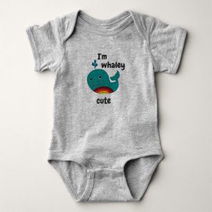 Body Je suis Whaley Cute - Grey
