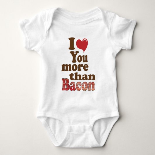 Body Je t'aime plus que le bacon (Devant)
