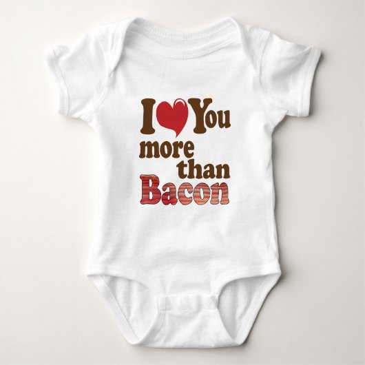 Body Je t'aime plus que le bacon (Devant)