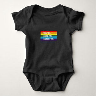 Body Je vois je t'aime je t'accepte Gay Pride LGBT T-Sh