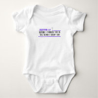 Jérémie 1:5 Chrétienne Bodysuit Baby Bodysuit One