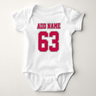 Body Jersey de football Tutu en ARGENT DE CRIMSON BLANC