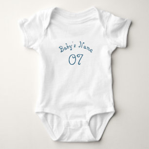 Body Jersey Sport Bébé Personnalisé Avec Numéro De Nom 