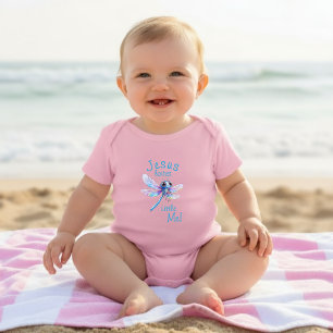 Body Jésus aime la petite fille libellule mignonne