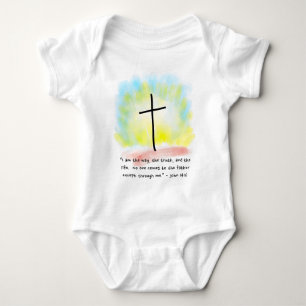 Body JOHN 14:6 Bodysuit de jersey bébé