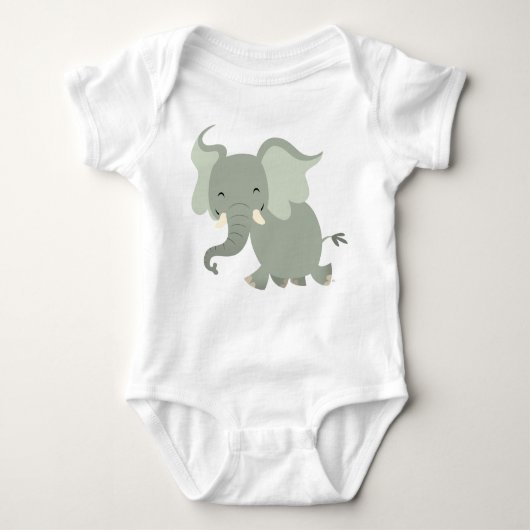 Body Joli Cartoon Eléphant Baby Apparel (Devant)