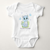 Body Joli chat bleu (Devant)