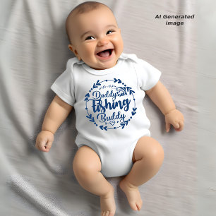 Body Joli Copain de pêche de Papa Bleu Unisexe