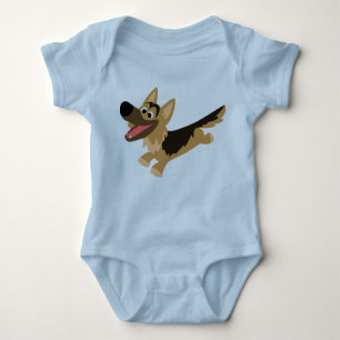 Body Joli Dessin Allemand Berger Baby T-Shirt